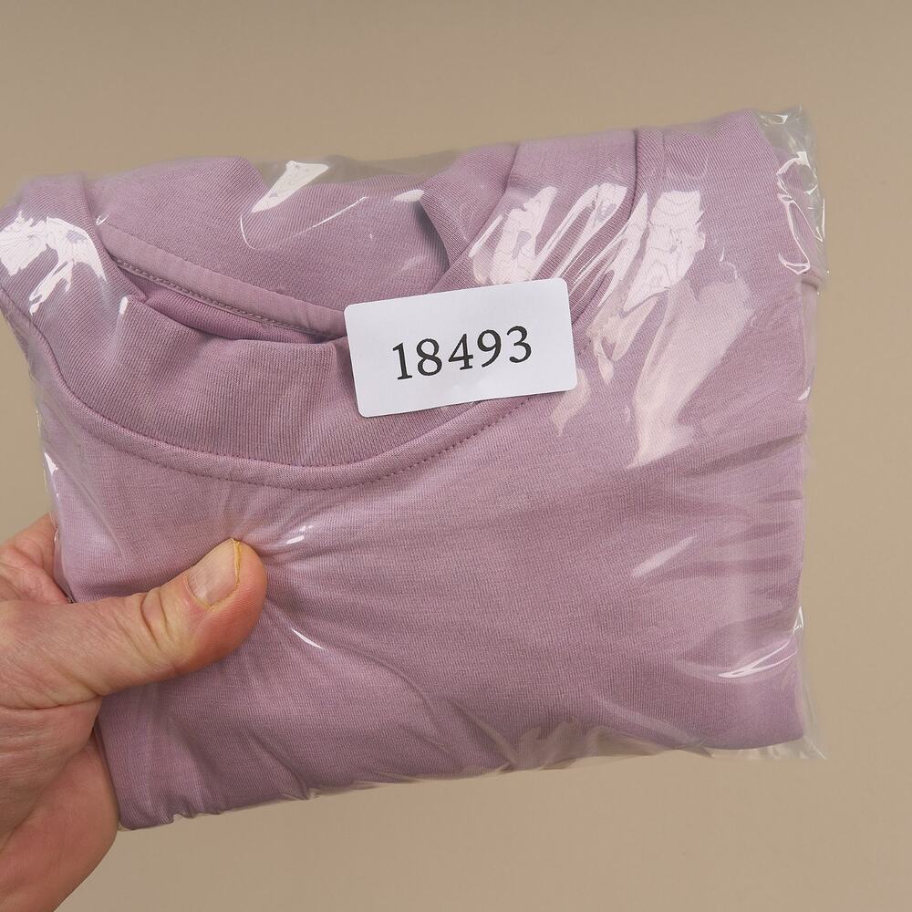 Lululemon Perfectly Oversized Cropped Crew Softstreme Purple Lavender Size 4 - Picture 8 of 8